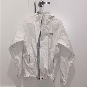 White North Face Windbreaker